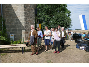 Feier des Mährisch-Neustädter Wachsstockfestes an der Weingartenkapelle (Foto: Karl-Franz Thiede)